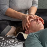 Thai yoga massage face
