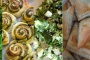 Wild herbs snacks