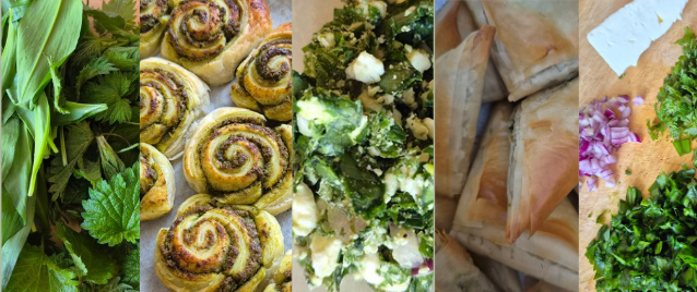 Wild herbs snacks